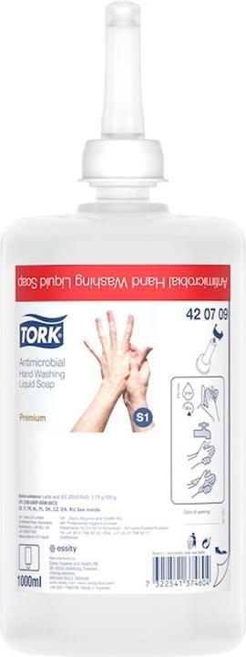 Produktbild Tork Flüssigseife zur Händedekontamination 1000ml (Flüssigseife, 1000 ml)