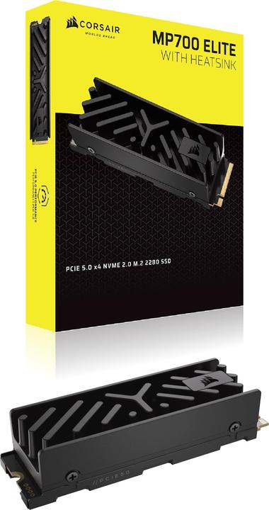 Produktbild Corsair MP700 Elite mit Heatsink (1000 GB, M.2 2280)