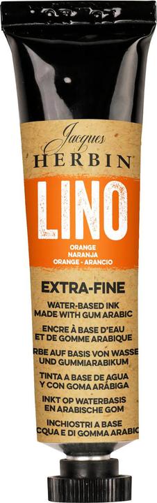 Herbin Extrafeine Linolfarbe, Tube 35ml - Orange (Orange)