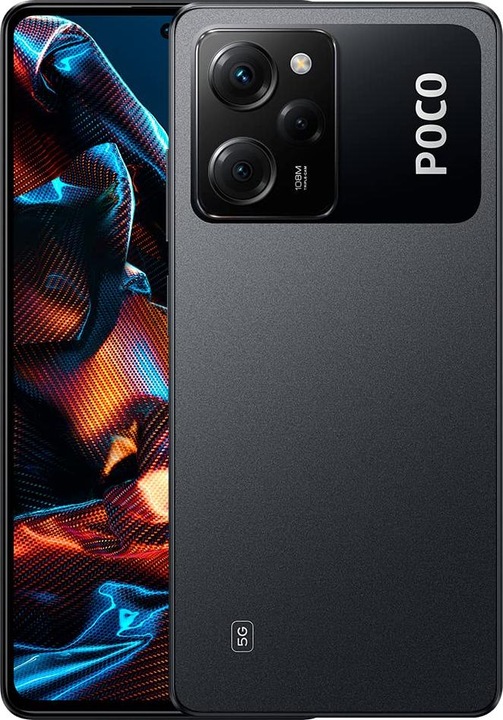 Actual product image Xiaomi Poco X5 Pro (128 GB, Black, 6.67", Dual SIM, 108 Mpx, 5G)