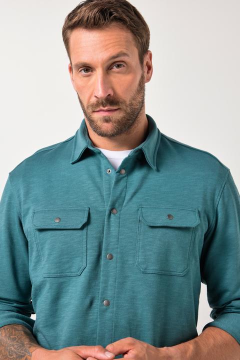 Actual product image JP1880 JP 1880 jersey shirt, long sleeve, Kent collar, modern fit, up to 8 XL (5XL)