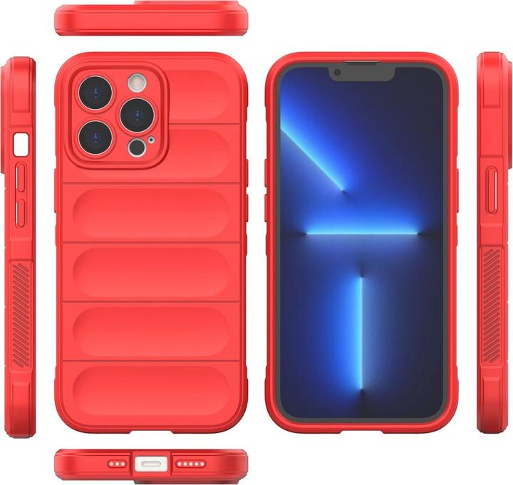 Image du produit Hurtel Magic Shield Case pour iPhone 13 Pro housse souple blindée rouge (Apple iPhone 13 Pro)