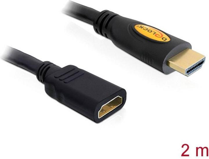 Image du produit Delock Câble High Speed HDMI avec extension Ethernet (2 m)