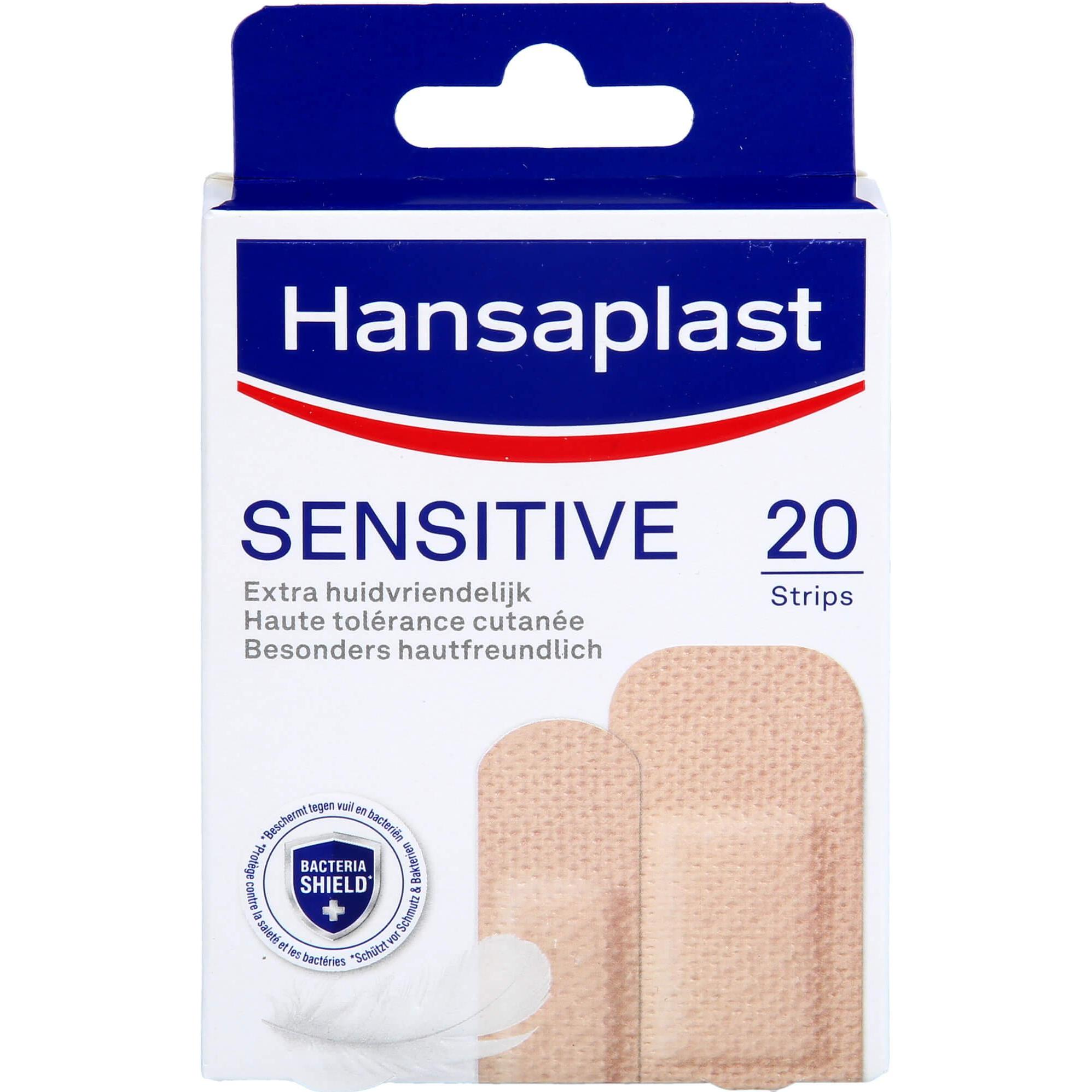 Hansaplast, Pflaster, Sensitive Hell, 20 St PFL (20 x)