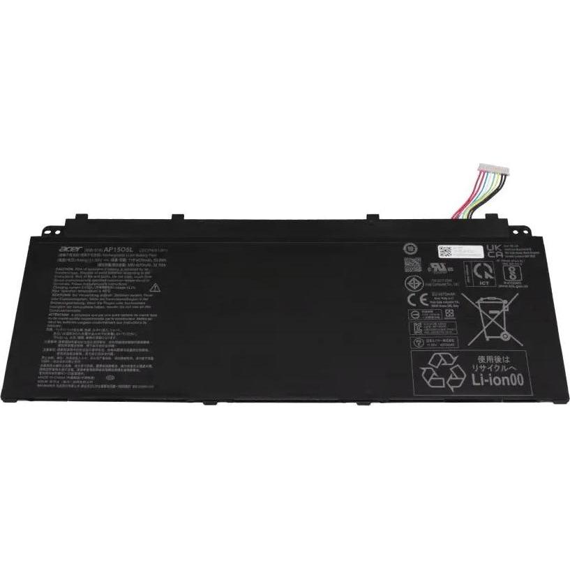 Acer Battery Li-Po, 4670mAh Main.Cr (4670 mAh), Notebook Akku