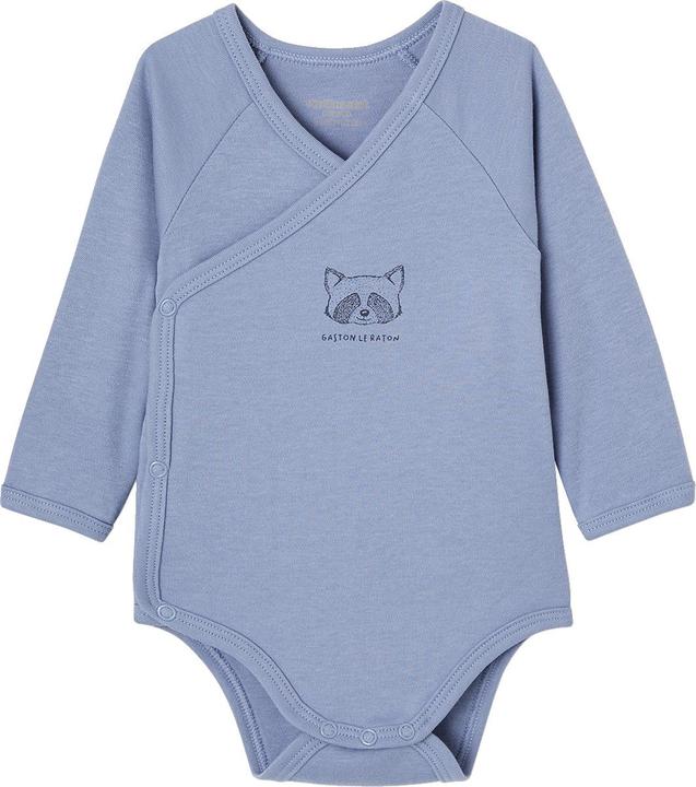 Actual product image Vertbaudet 5er-Pack Baby Langarm-Bodys mit Tieren, Bio-Baumwolle (74)