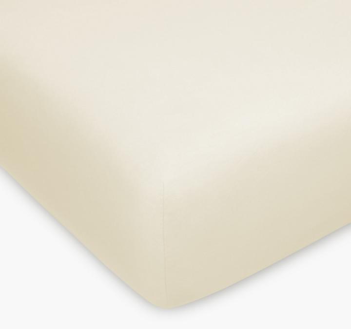 Actual product image Claire Fitted Sheet Jersey Ecru