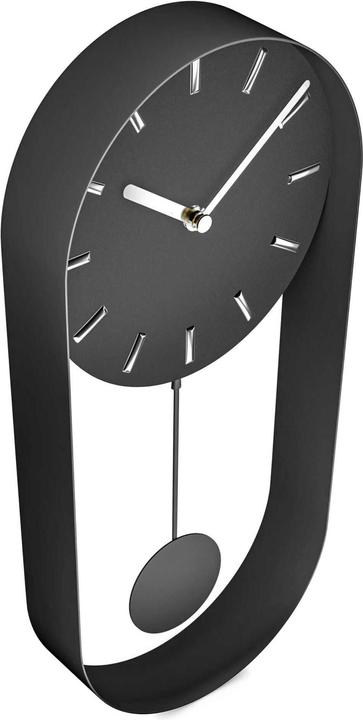 Actual product image Mebus 12931 black quartz pendulum clock