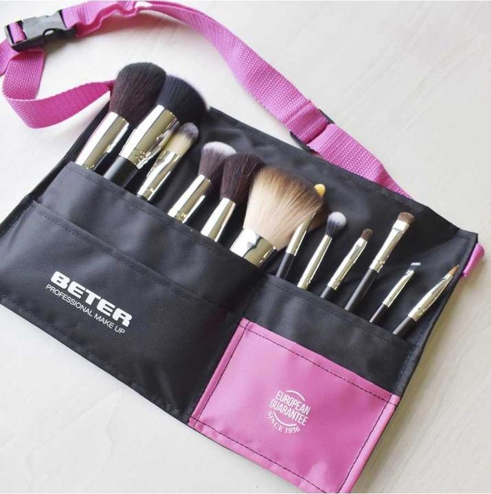 Actual product image Beter Professional Makeup Set with Adjustable Belt and 12 Makeup Brushes
