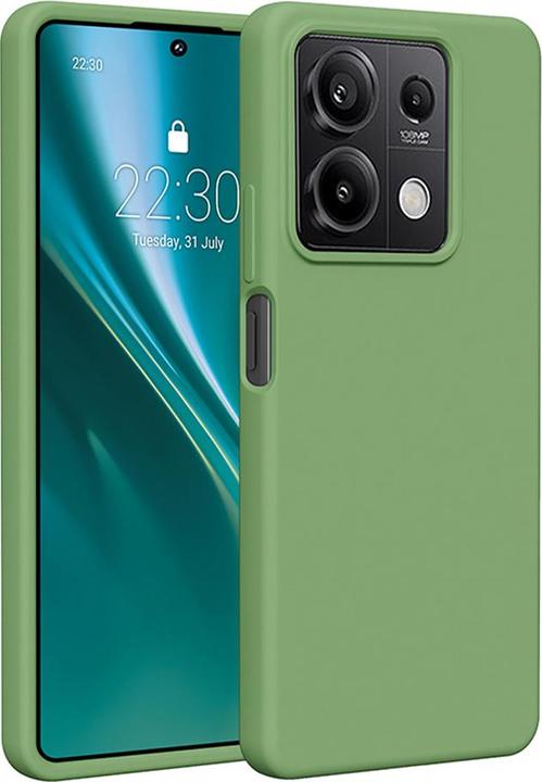 Produktbild Etteri Silikonhülle für Xiaomi Redmi Note 13 5G hellgrün (Xiaomi Redmi Note 13 5G)