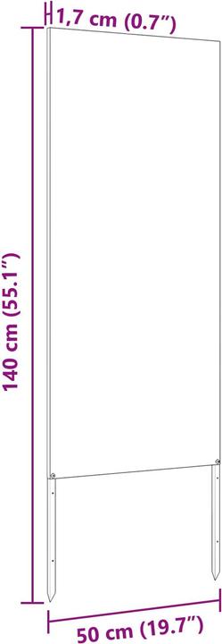 Produktbild vidaXL Gartensichtschutz (50 cm)