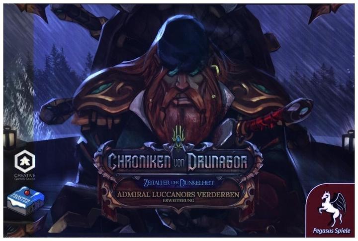 Produktbild Pegasus 57343G - Chroniken von Drunagor: Admiral Luccanors Verderben (DE-Erweiterung) (Deutsch, 1 - 5 Spieler)