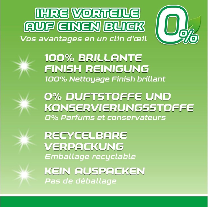 Produktbild Finish Powerball 0% (Tabs, 27 x)