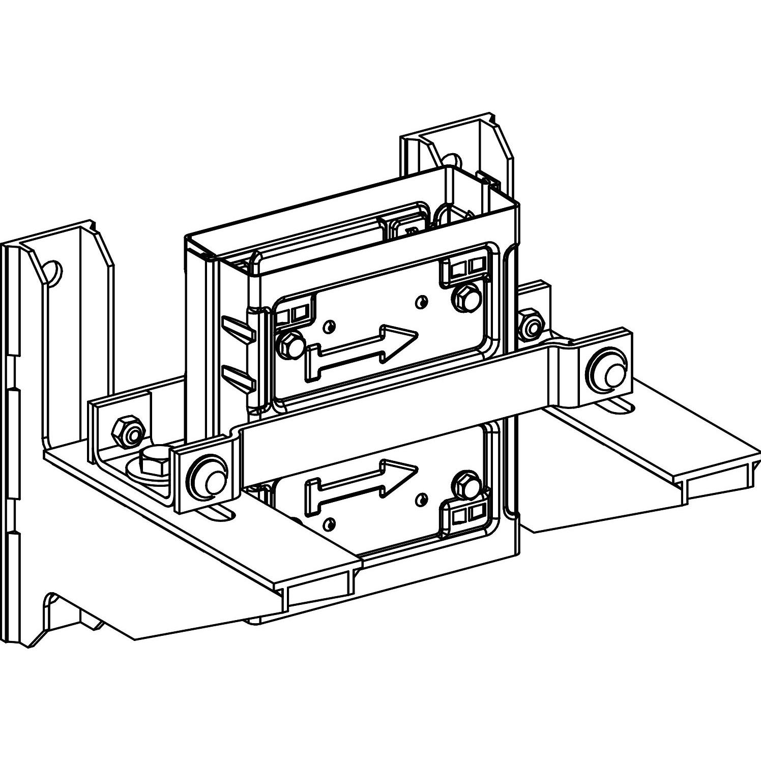 Schneider Electric SE KSB400ZV1 BauendstÃ¼tze 400A (Verteiler), Elektronikzubehör + Gehäuse