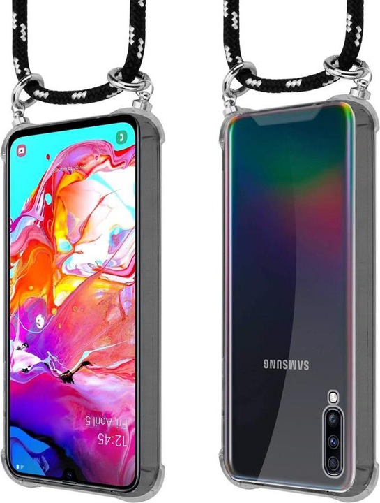 Produktbild Cadorabo TPU Handy Kette SILBER Cover