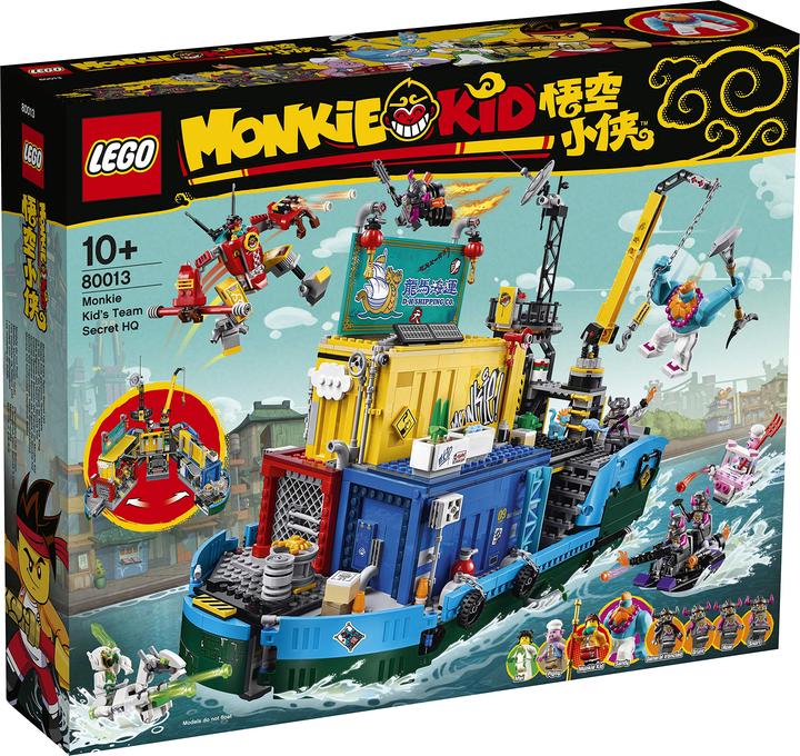 Image du produit LEGO Base de l'équipe secrète des Monkie Kids (80013, LEGO Monkie Kid, LEGO difficiles à trouver)