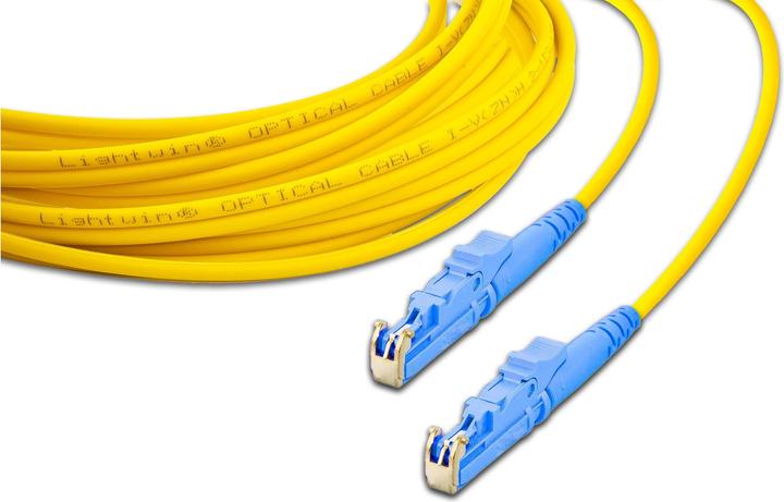 Image du produit Lightwin Câble patch à fibres optiques LSH-LSH, monomode, simplex, 2m (CAT7, 2 m)