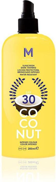 Produktbild Mediterraneo Sun COCONUT sunscreen dark tanning SPF30 200 ml (Sonnencreme, SPF 30, 200 ml)