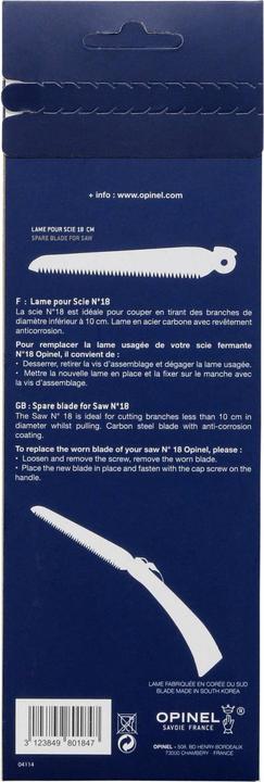 Actual product image Opinel Replacement blade for N°18 saw