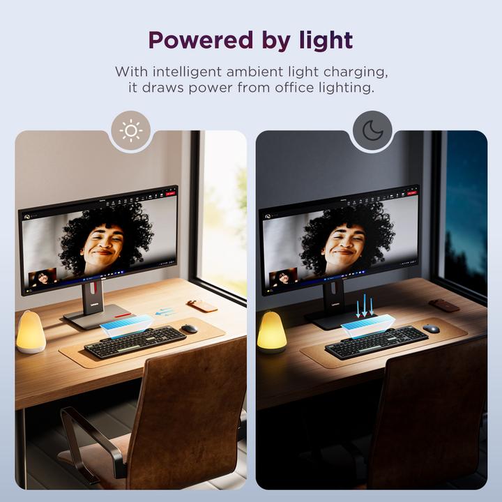 Actual product image Lenovo Self-Charging Bluetooth Keyboard (CH, Wireless)