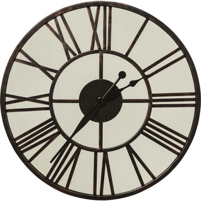 Kare Design Wanduhr Factory Mirror Ø60cm (60 cm)