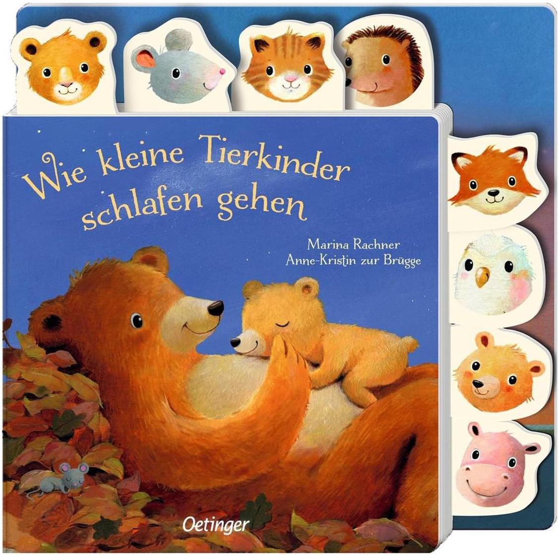 Wie kleine Tierkinder schlafen gehen, Kinderbücher von Anne-Kristin zur Brügge, Marina Rachner