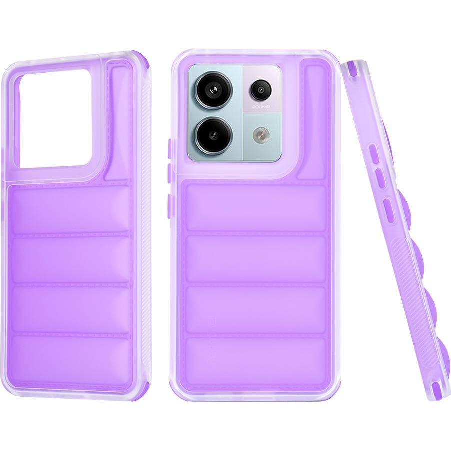 Techsuit - Wave Shield - Xiaomi Redmi Note 13 Pro 5G / Poco X6 - Violet (Xiaomi Redmi Note 13 Pro 5G), Cover smartphone, Viola