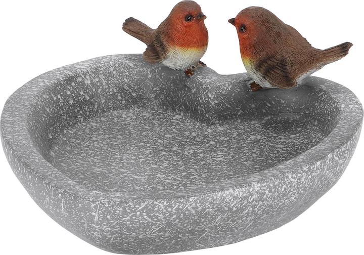 Esschert Design Herzförmiges Vogelbad