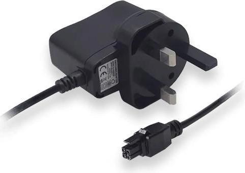 Teltonika UK-voeding, 4-pins PR3PUUK3, Binnen, 100 - 240 V, 50/60 Hz, AC-to-DC, Zwart, 1 st.