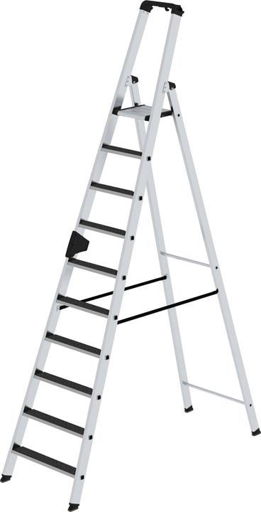 Produktbild Munk Stufen-Stehleiter einseitig begehbar mit clip-step R13 10 Stufen (Stehleiter)
