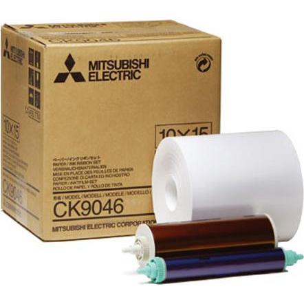 Thumbnail - Mitsubishi CK 9046 10 x 15 cm 600 Prints (10 x 15 cm, 1 x), Fotopapier, Weiss