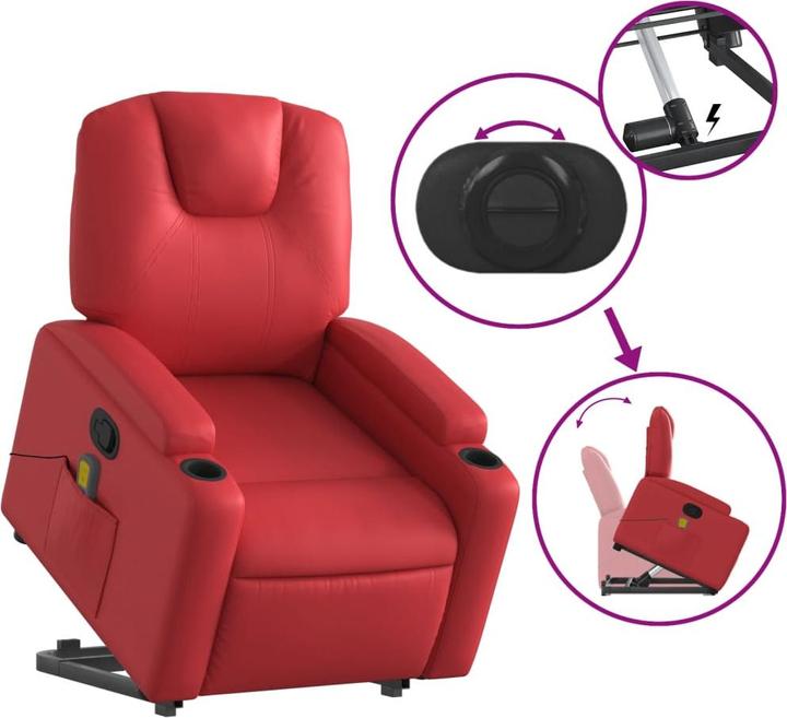 Produktbild vidaXL Massagesessel mit Aufstehhilfe