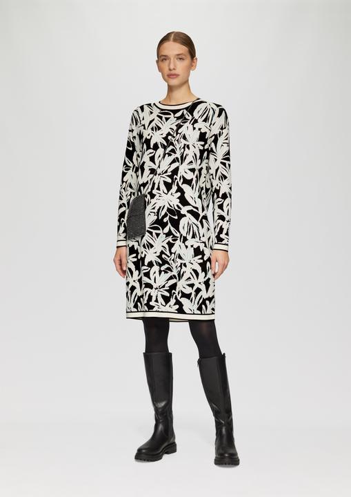 Produktbild s.Oliver Kleid Strickkleid mit Intarsienmuster (32)
