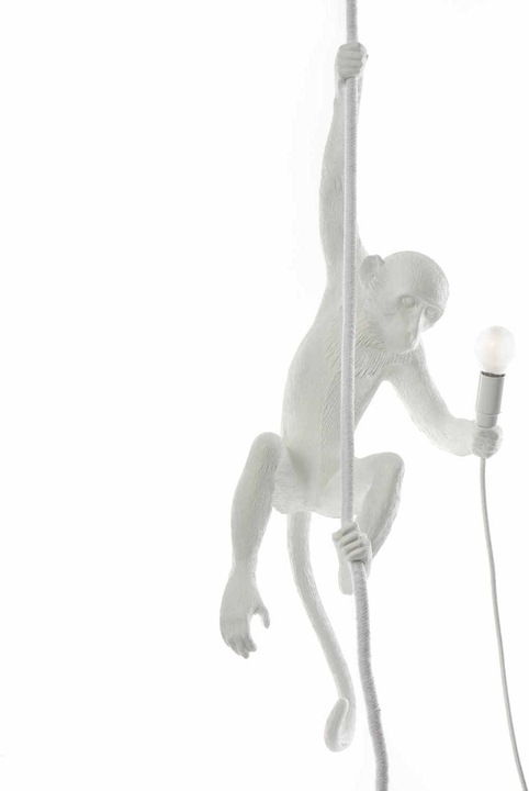 Seletti Monkey Lamp White Led Light (350 lm, E14)