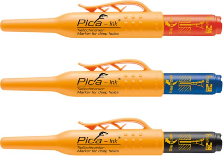 Immagine prodotto Pica Marcatore per fori profondi (Nero, 1.50 mm, 1 x)