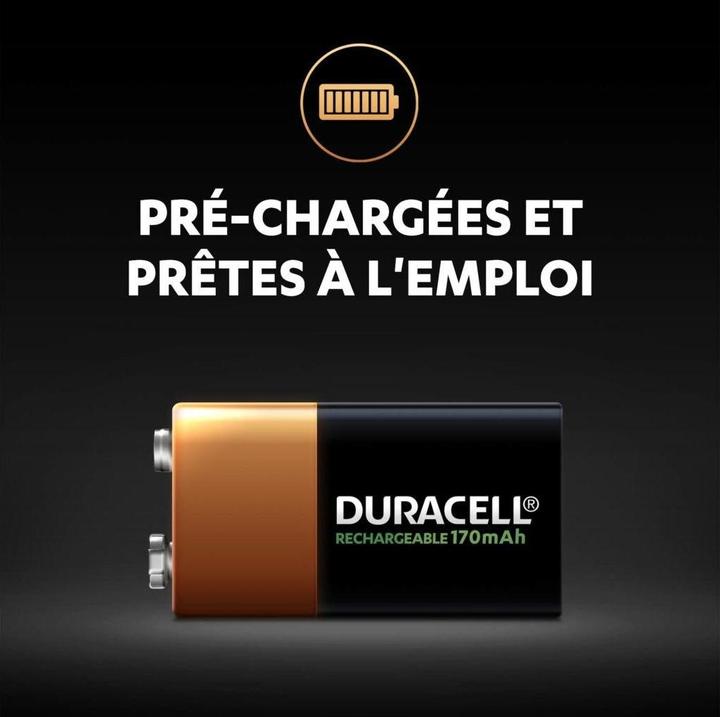 Image du produit Duracell Recharge Ultra (1 pcs, 9V Block, 170 mAh)