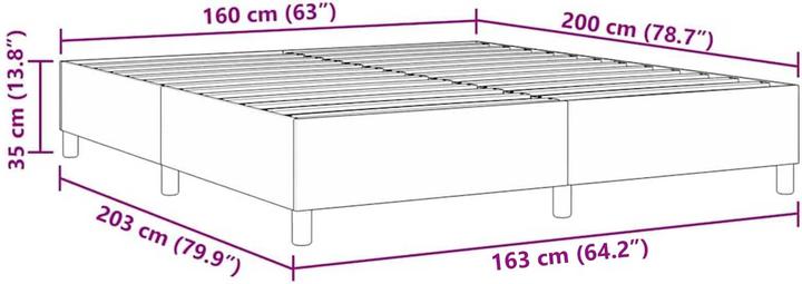Image du produit vidaXL Plattformbett (160 x 200 cm)