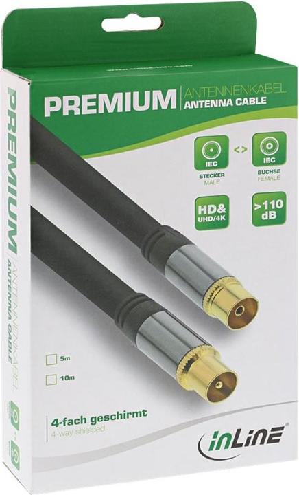 Produktbild InLine Premium Antennenkabel (110 dB, Antennenkabel)