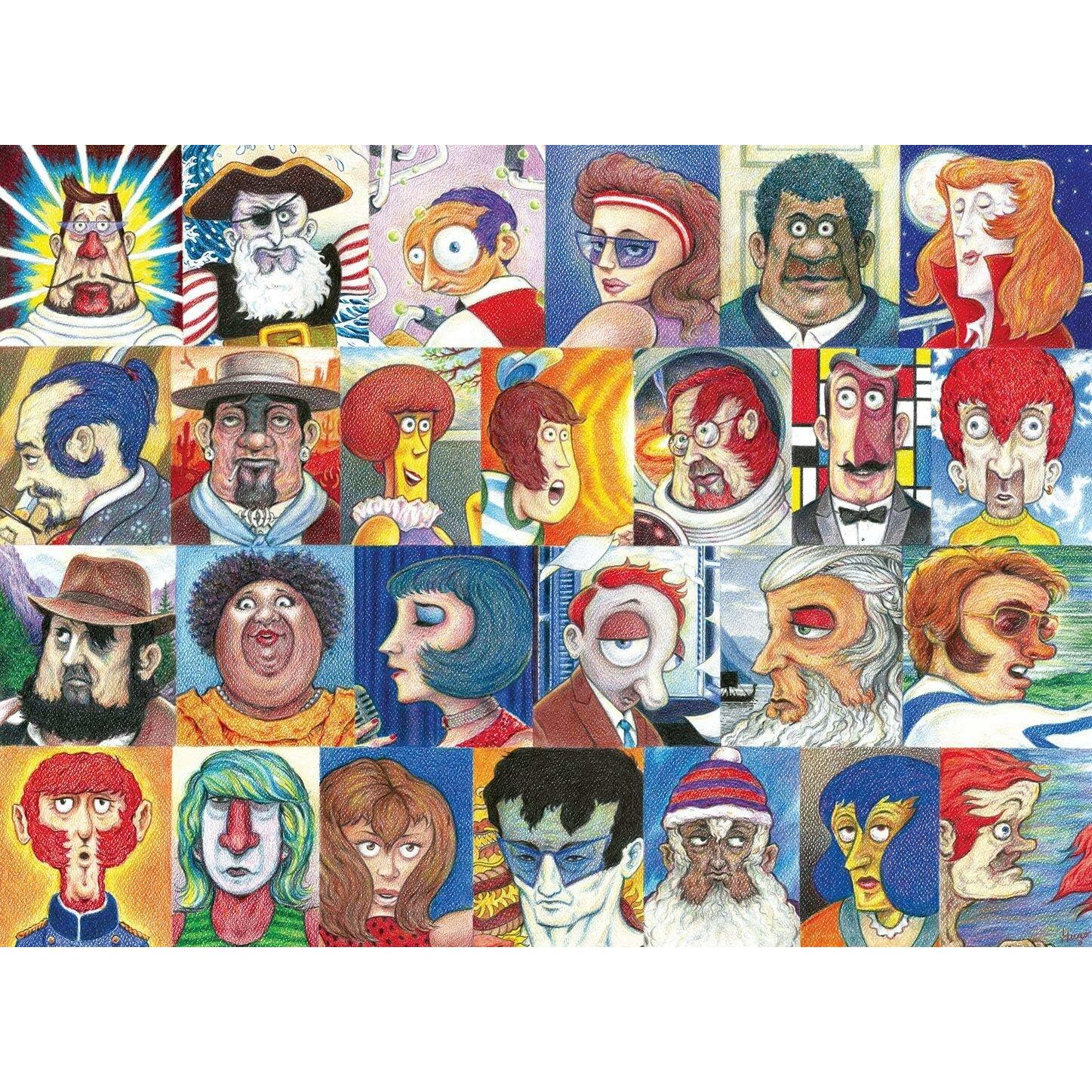 Thumbnail - Ravensburger 500 Stk. - Gesichter (500 Teile)