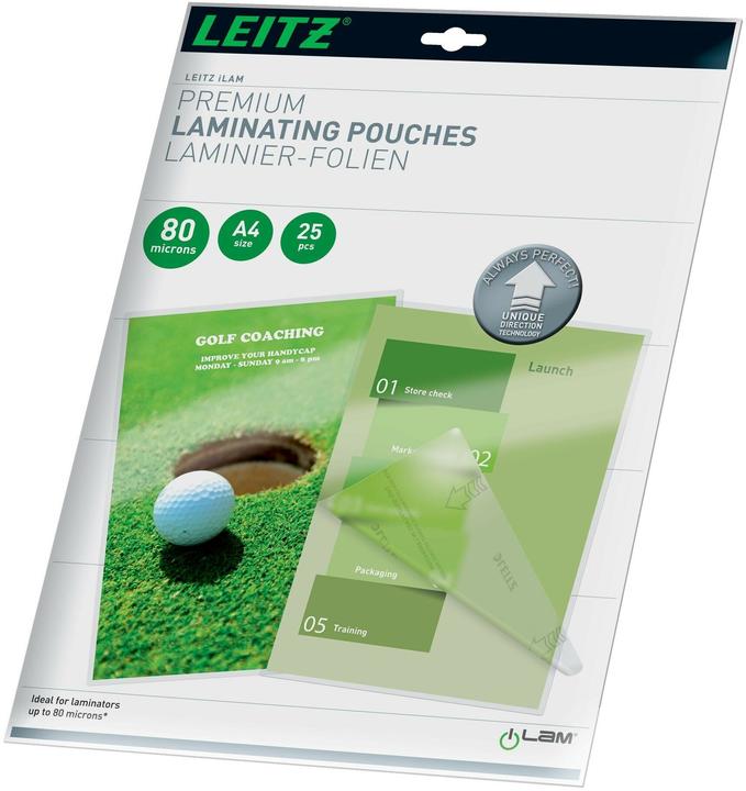 Produktbild Leitz Laminierfolie (A4, 25 Stk., 80 µm)