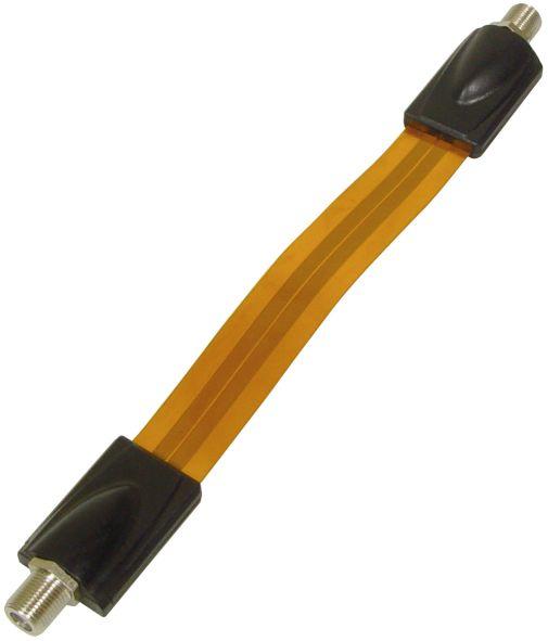 Image du produit Hapena FFD-1G(28930-SBEmballage) Câble de raccordement coaxial plat (10 dB, Bague de fenêtre)