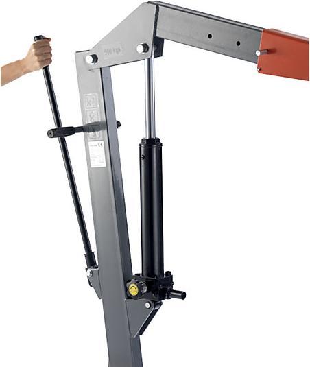 Produktbild eurokraft basic Werkstattkran GREY