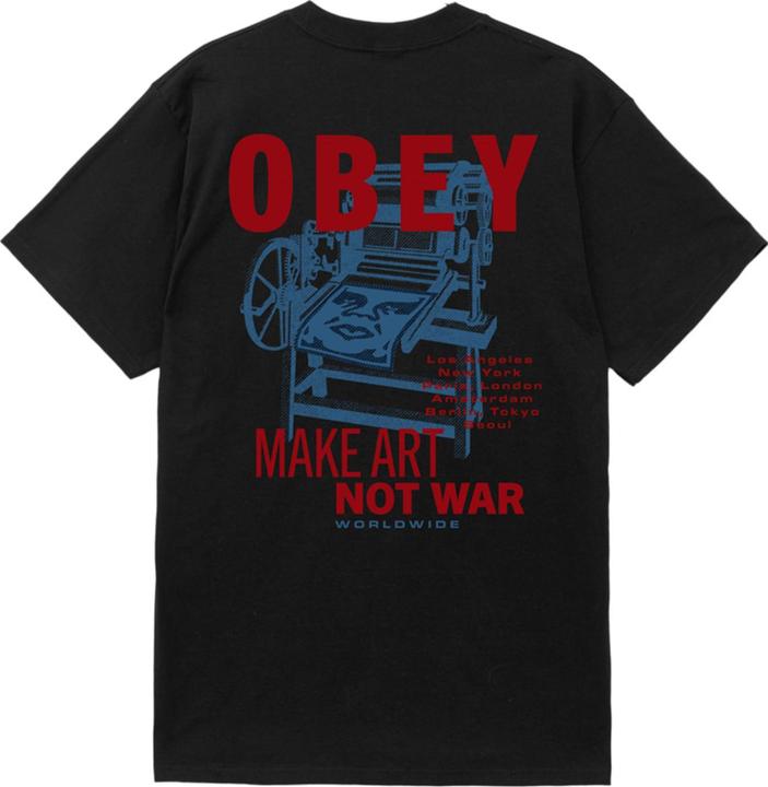 Produktbild Obey Obey Printing Press Make Art T-Shirt (L)