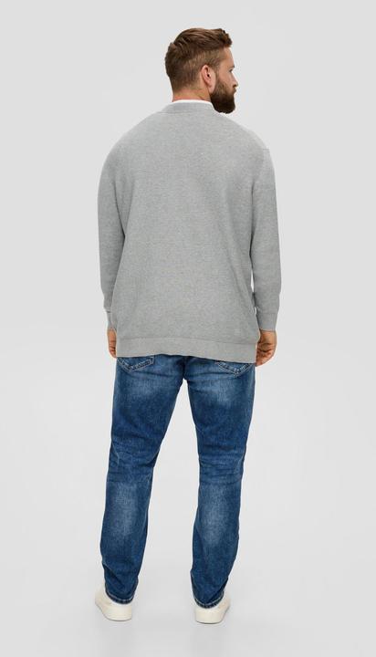 Image du produit s.Oliver Strickpullover Strickpullover mit Waffelpiqué-Muster (5XL)