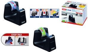 Actual product image tesa EASY CUT SMART adhesive tape dispenser for tables, with anti-slip technology, incl. 1 roll of
