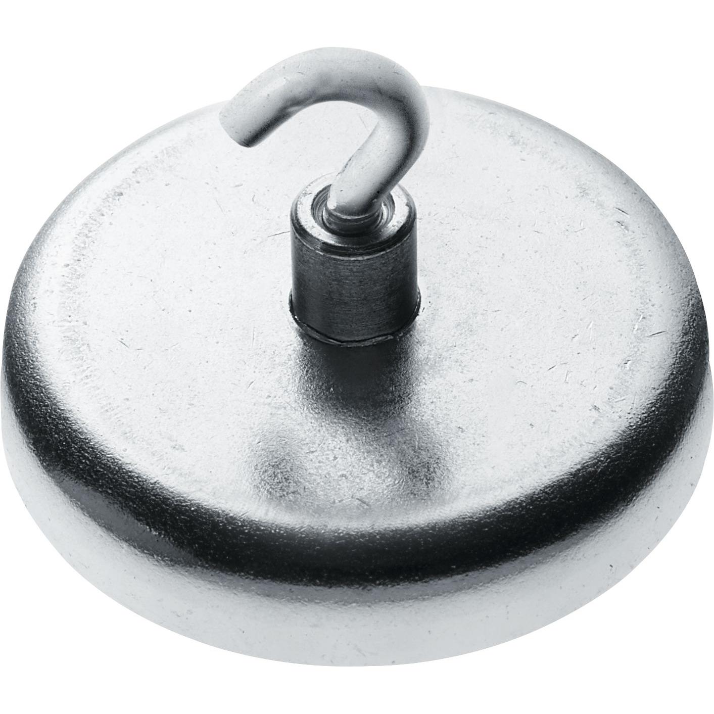 4x 0, Magnet, Kraftmagnet mit Haken (5 x)