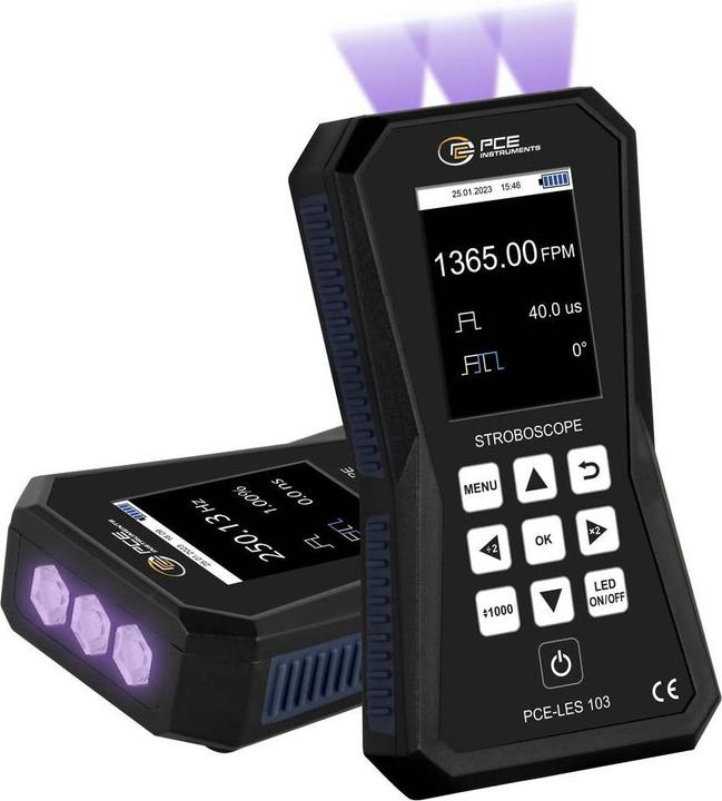 PCE Instruments LED-stroboscoop Aantal LEDs: 3 stuk(s) Blacklight (UV)