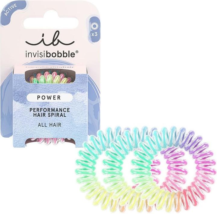 Actual product image Invisibobble Hair elastics Power Magic Rainbow 3 pcs (Hair tie)