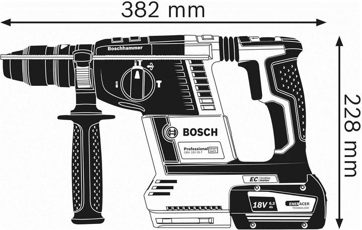 Actual product image Bosch Professional GBH 18V-26 F