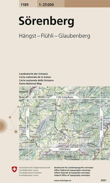 Actual product image LANDSCAPE 1:25 000 - Normal sheet